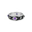 Bastion Ring with Amethyst