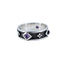 Bastion Ring with Rose Cut Amethyst