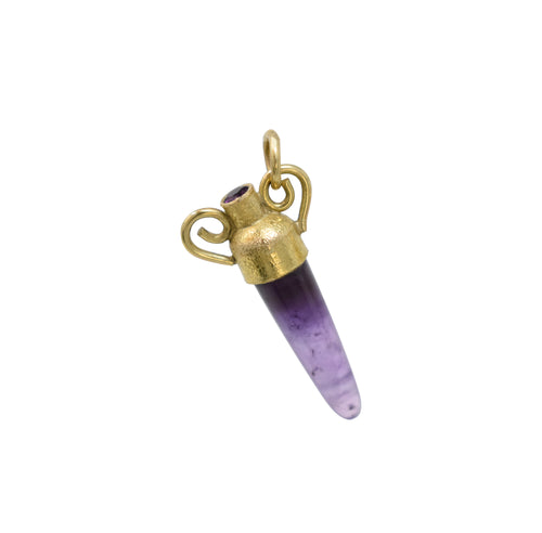 Amphora with Amethyst and Grape Garnet
