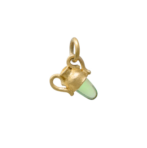 Amphora with Green Tourmaline