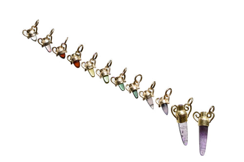 Amphora with Sage Amethyst