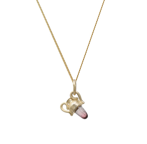 Amphora with Pink Tourmaline