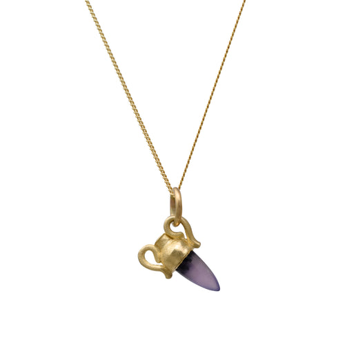Amphora with Sage Amethyst