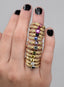 Stronghold Ring with Grape Garnet