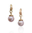 Treasury Earrings with Faceted Pink Pearls