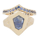 Venus Eternity Band with Yogo Sapphires