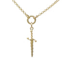 波浪匕首吊坠饰品