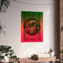 Bread and Roses Poster - Watermelon Tourmaline