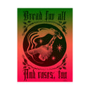 Bread and Roses Poster - Watermelon Tourmaline