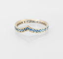 Venus Eternity Band with Yogo Sapphires