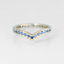 Venus Eternity Band with Yogo Sapphires