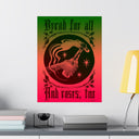 Bread and Roses Poster - Watermelon Tourmaline