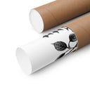 Bread and Roses Poster - Black on White