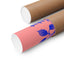 Bread and Roses Poster - Ultramarine on Pink