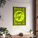 Bread and Roses Poster - Acid on Olive