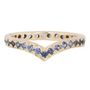 Venus Eternity Band with Yogo Sapphires