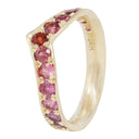 Venus Eternity Band with Cognac Sapphires