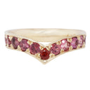 Venus Eternity Band with Cognac Sapphires