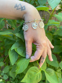 双面古钱币项链