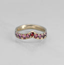 Venus Eternity Band with Cognac Sapphires