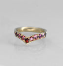 Venus Eternity Band with Cognac Sapphires