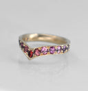 Venus Eternity Band with Cognac Sapphires