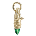 Custom Watchful Hound Pendant with Your Choice of Stones