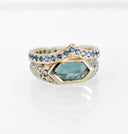 Rosetti - Hand Engraved Australian Sapphire Signet