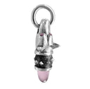 Custom Watchful Hound Pendant with Your Choice of Stones