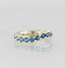 Saturn Eternity Band with Australian Sapphires