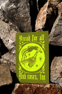 Bread and Roses Poster - Acid on Olive