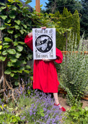 Bread and Roses Poster - Black on White