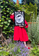 Bread and Roses Poster - White on Black