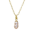 Treasury Pendant with Pink South Sea Twin Pearl