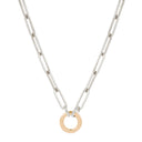 系绳链 - 回形针链