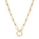 系绳链 - 回形针链