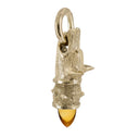 Rex - Faithful Hound Pendant with Citrine