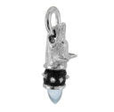 Chaucer - Faithful Hound Pendant with Blue Chalcedony