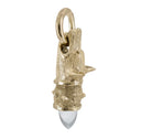 Fausto - Faithful Hound Pendant with Quartz