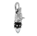 Fausto - Faithful Hound Pendant with Quartz