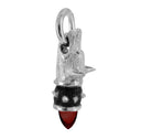Remy - Faithful Hound Pendant with Garnet