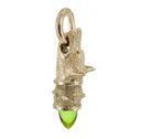Duke - Faithful Hound Pendant with Peridot