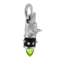 Duke - Faithful Hound Pendant with Peridot