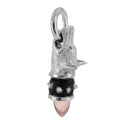 Prince - Faithful Hound Pendant with Rose Quartz