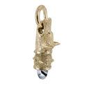 Ajax - Faithful Hound Pendant with Tourmalated Quartz