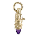 Pluto - Faithful Hound Pendant with Amethyst