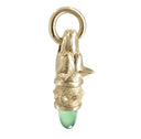 Wolfgang - Faithful Hound Pendant with Aqua Chalcedony