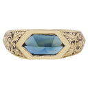 Rosetti - Hand Engraved Australian Sapphire Signet
