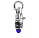 Braggar - Watchful Hound Pendant with Lapis Lazuli and Sapphires