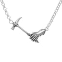 带琉森锤的米粒项链